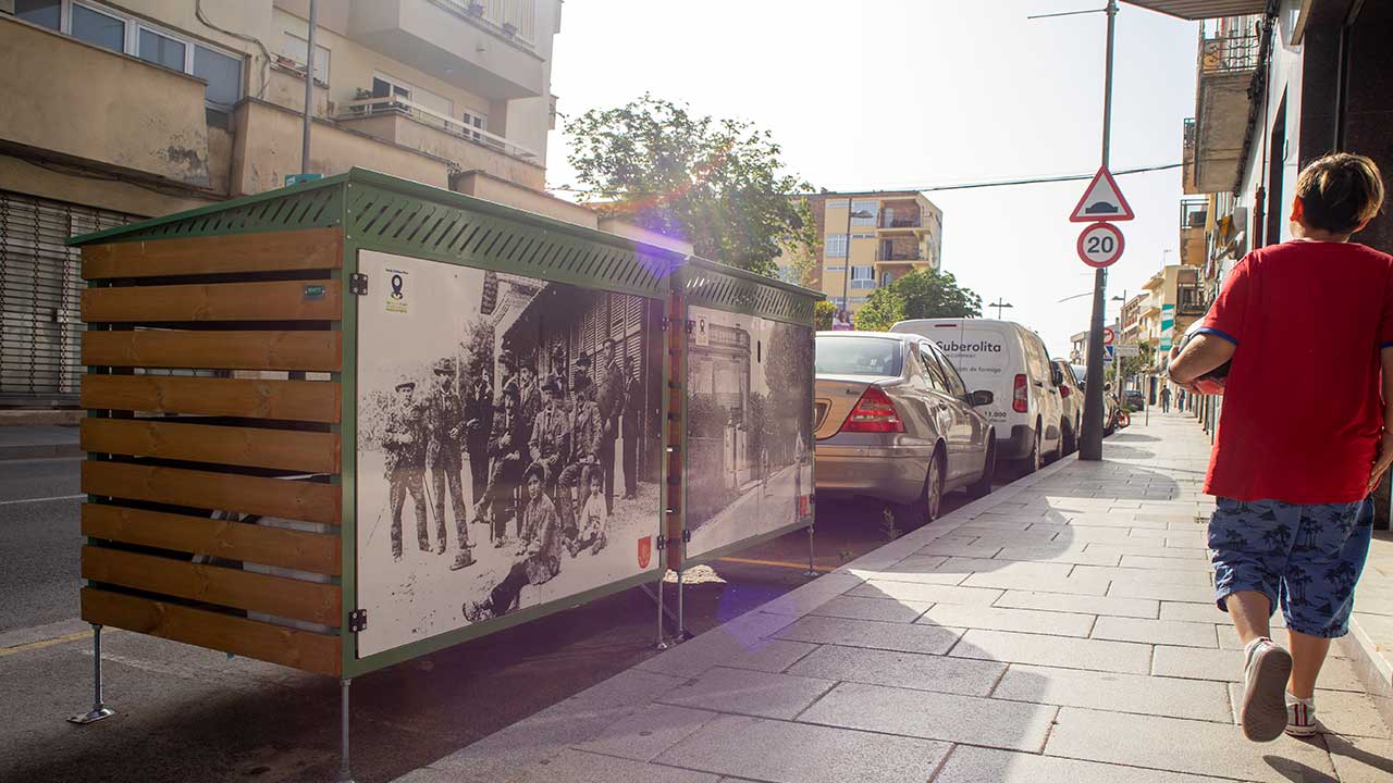 Customized recycling cabinets in Santa Cristina d'Aro