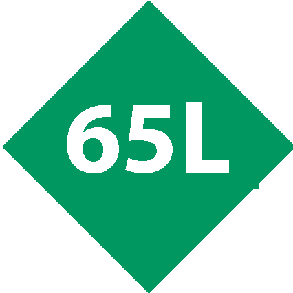Capacity <br> 65L