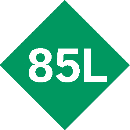 Capacity <br> 85L